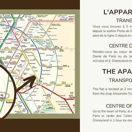 12.Appart 4Pers#1 Bedroom #Pere Lachaise #Nation Paris Luaran gambar